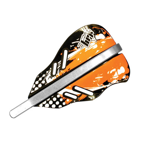 HRP Sports Orange Grunge Classic Hand Guards (Part No. HG-G-O)