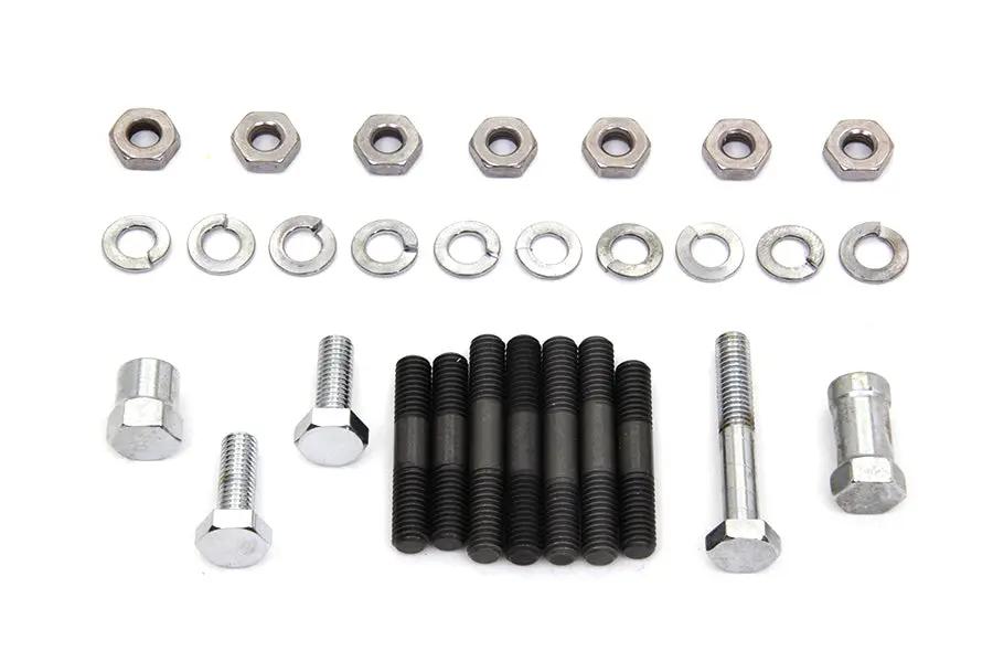 Colony Oil Pump Mount Kit Chrome for Harley Davidson WL Models by Colony