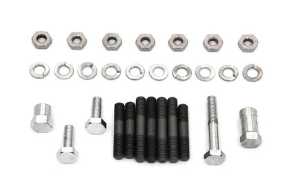 Colony Oil Pump Mount Kit Chrome for Harley Davidson WL Models by Colony