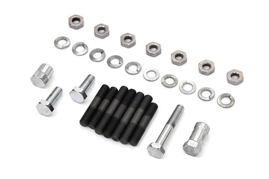 Colony Oil Pump Mount Kit Chrome for Harley Davidson WL Models by Colony