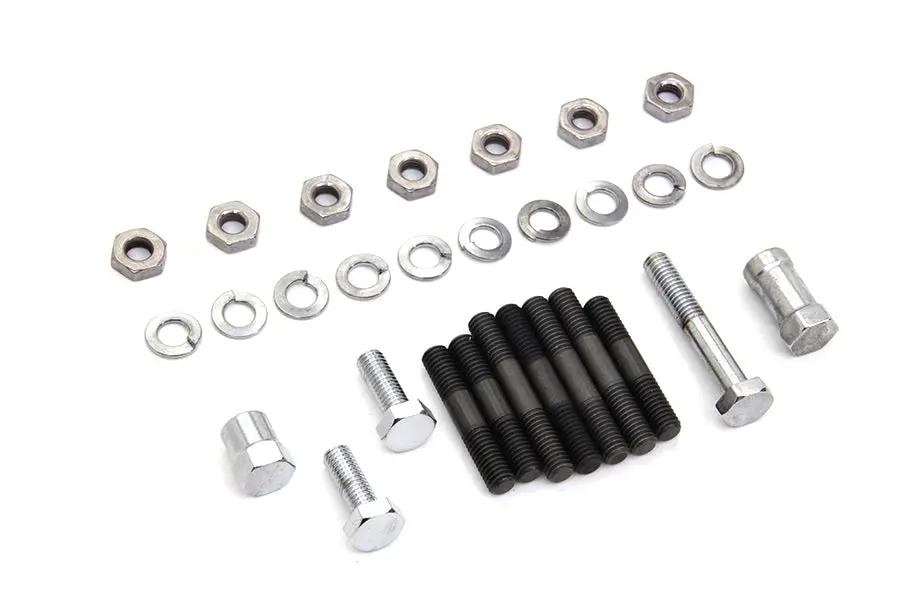 Colony Oil Pump Mount Kit Chrome for Harley Davidson WL Models by Colony