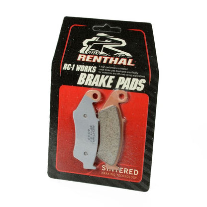 Renthal RC-1 Works Brake Pads – High-Performance Motorcycle Brake Pads Part Number BP-100