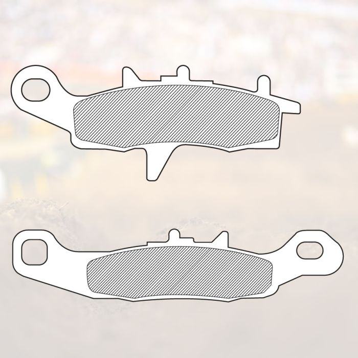 Renthal RC-1 Works Brake Pads - Part Number BP-105 for Enhanced Stopping Power