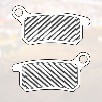 Renthal RC-1 Works Brake Pads - Part Number BP-112 for Enhanced Braking Performance
