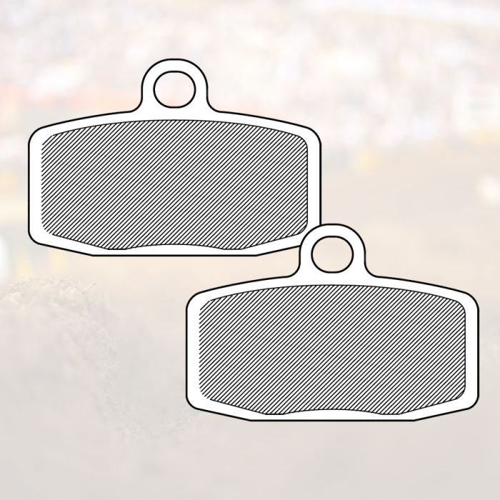 Renthal RC-1 Works Brake Pads - Part Number BP-117 for Enhanced Stopping Power