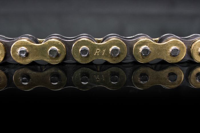 Renthal MX Chain R1 415-112L - Durable Motorcycle Chain for Off-Road and MX Applications
