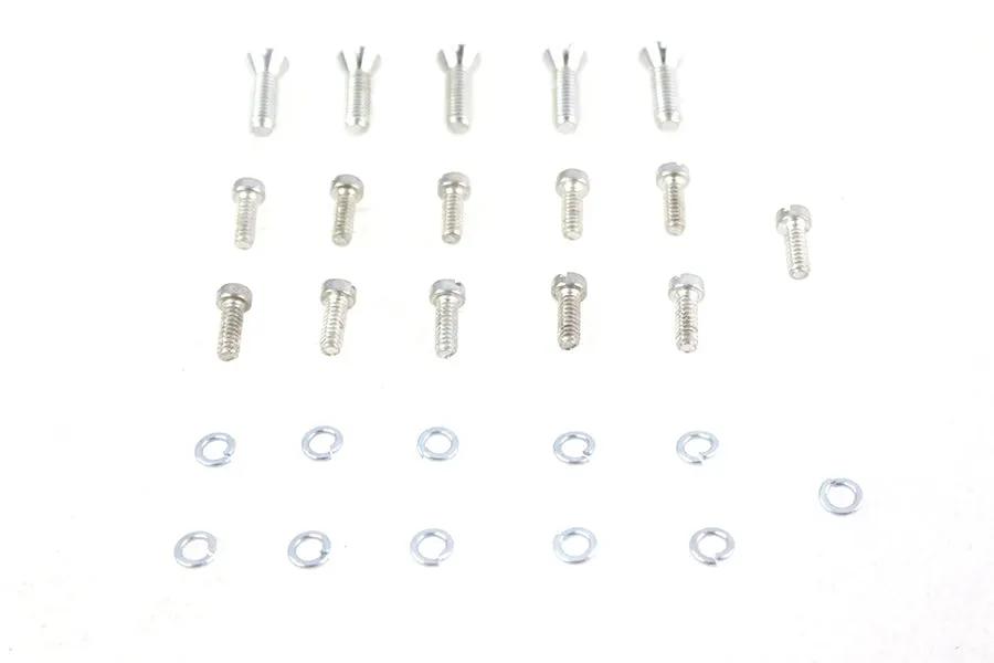 Colony Transmission Top and Side Cover Screw Kit Cadmium for Harley Davidson WL Models by Colony