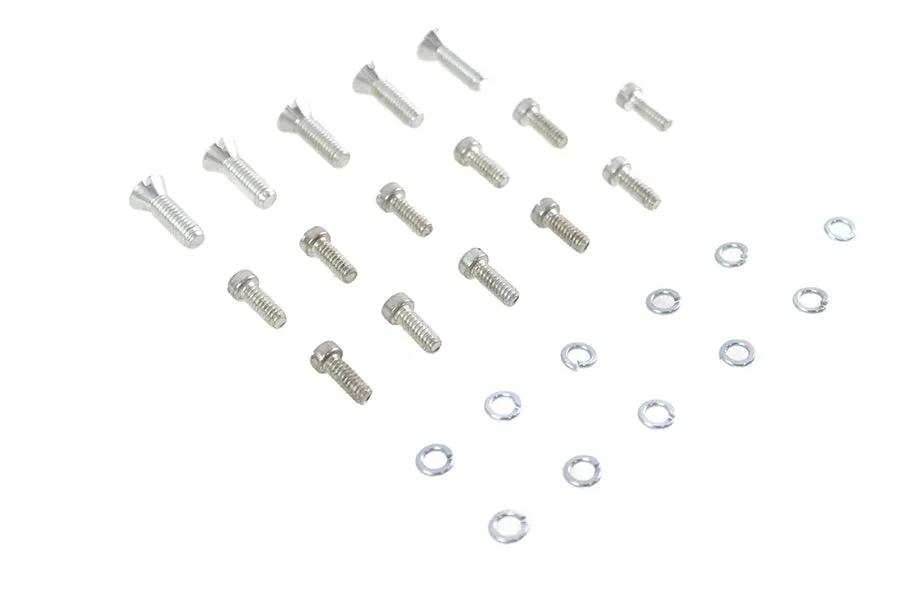 Colony Transmission Top and Side Cover Screw Kit Cadmium for Harley Davidson WL Models by Colony