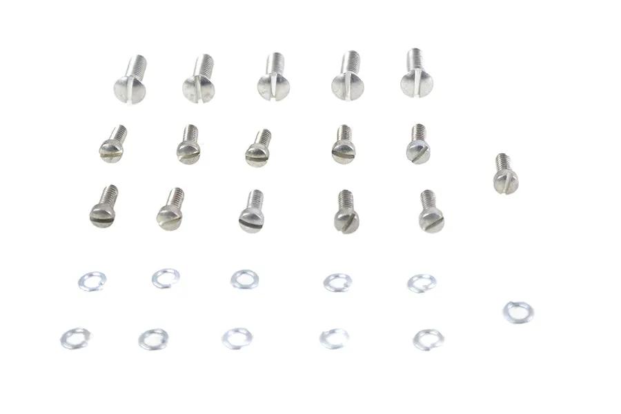 Colony Transmission Top and Side Cover Screw Kit Cadmium for Harley Davidson WL Models by Colony