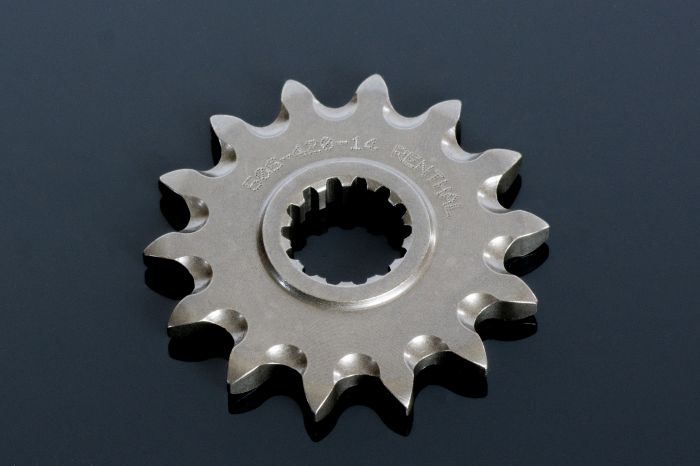 Renthal Front Sprocket Grooved 14T for Motorcycle - Part Number 506-420-14GP