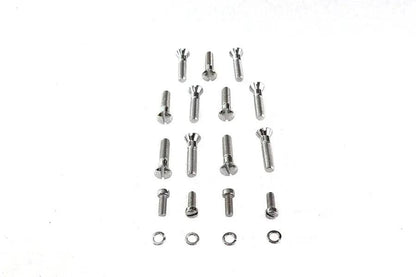 Colony Cam Cover Screw Kit Chrome for Harley Davidson WL Models by Colony
