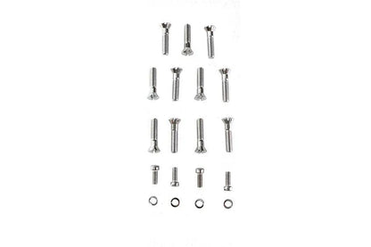 Colony Cam Cover Screw Kit Chrome for Harley Davidson WL Models by Colony