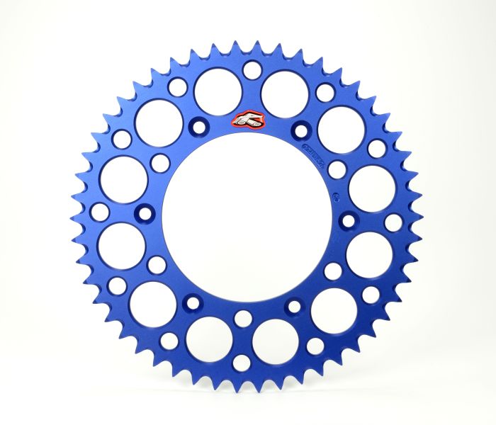 Renthal Rear Ultralight 50T Blue Grooved Sprocket – High-Performance Motorcycle Part