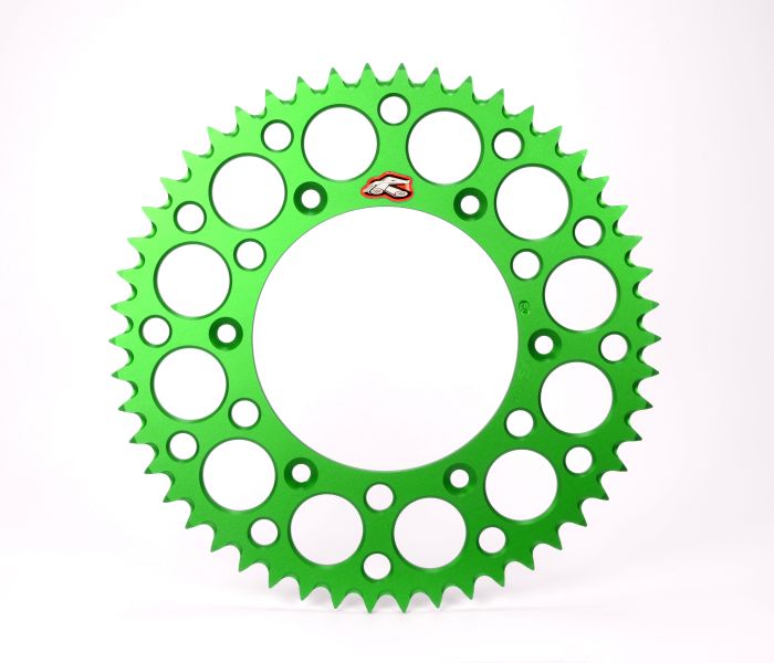 Renthal Rear Ultralight Green Grooved 50T Sprocket - High Performance Motorcycle Part