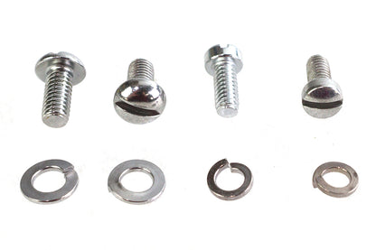 Colony Circuit Breaker Screw Kit Chrome for Harley Davidson WL Models