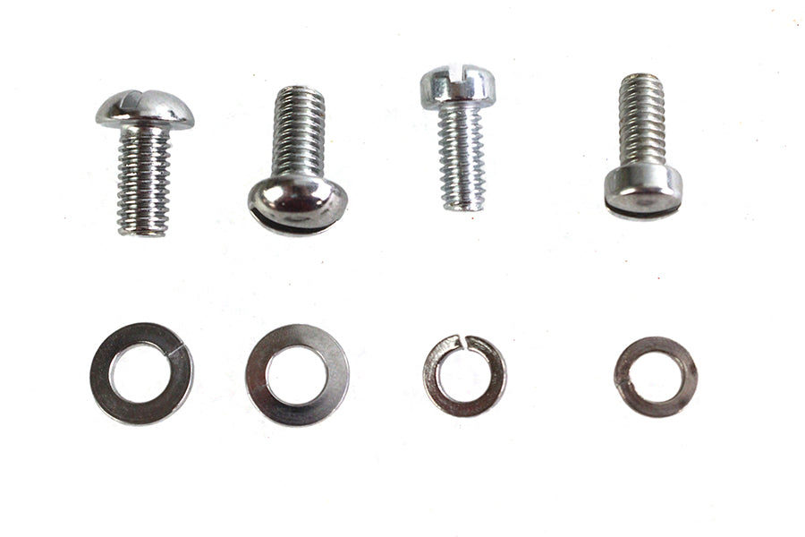 Colony Circuit Breaker Screw Kit Chrome for Harley Davidson WL Models