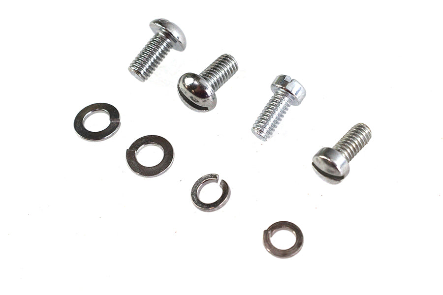 Colony Circuit Breaker Screw Kit Chrome for Harley Davidson WL Models