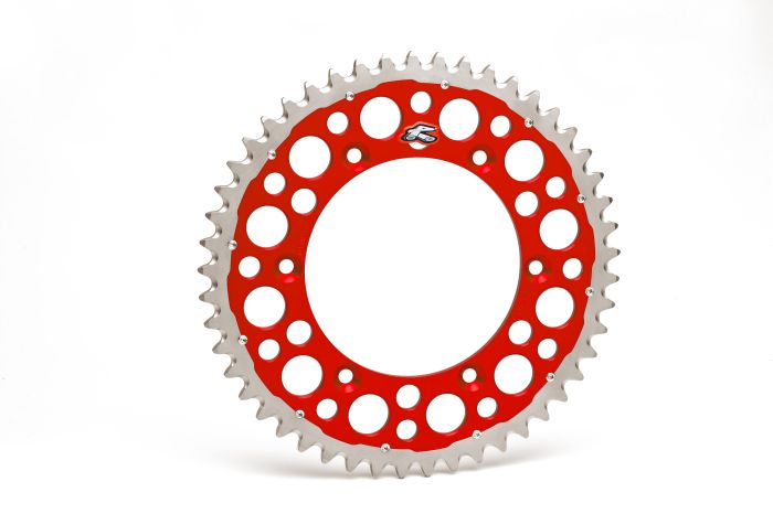 Renthal Twinring Sprocket Red 49T - Durable Motorcycle Chain Sprocket