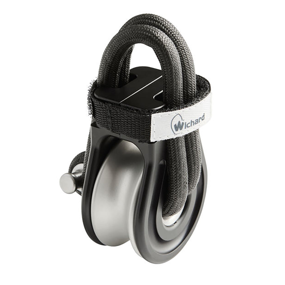 Wichard Marine Soft Snatch Block for 10mm Rope – Lightweight Aluminum Furling and Rigging Accessory