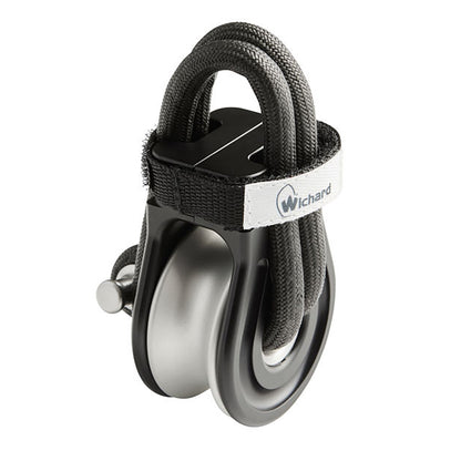 Wichard Marine Soft Snatch Block for 12mm Rope - Lightweight Anodized Aluminum with Dyneema Loop