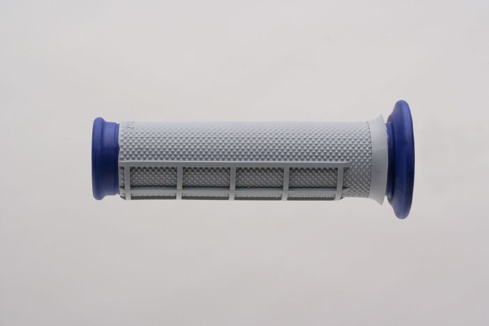 Renthal ATV Grips DL Diamond / Waffle Grey and Blue - Part G170