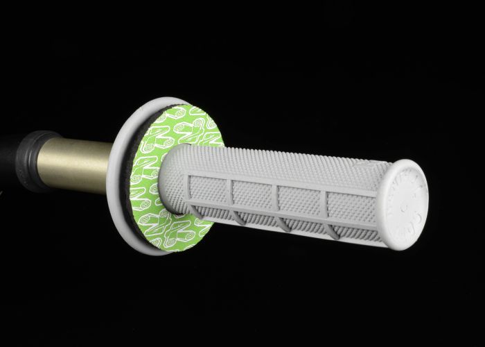 Renthal G203 Donutz Green Grip for Motorcycles – Comfortable and Durable Handlebar Grip