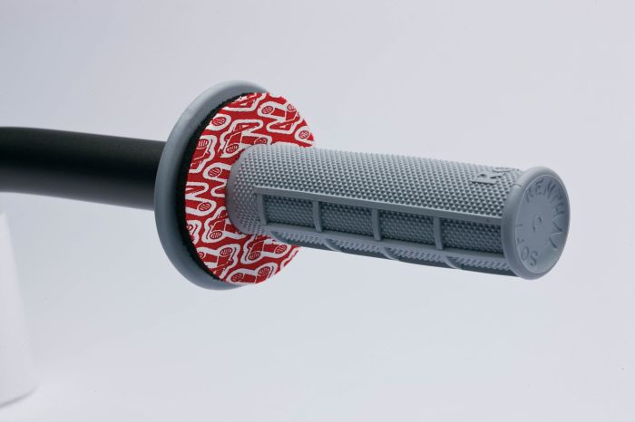 Renthal G186 Red Grip Donutz for Motorcycle Handlebars