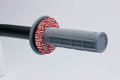 Renthal G186 Red Grip Donutz for Motorcycle Handlebars