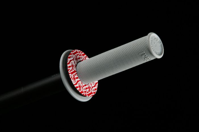 Renthal G186 Red Grip Donutz for Motorcycle Handlebars