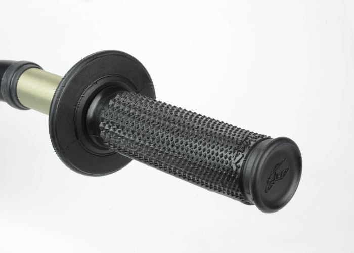 Renthal G198 DL TPR Ultra Tacky Diamond Waffle Black Motorcycle Grips