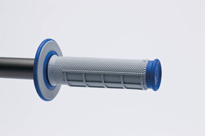Renthal MX Grips DL Diamond / Waffle Blue and Grey - Part Number G157