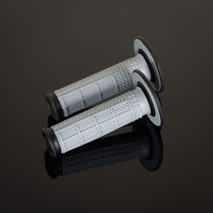 Renthal MX Grips DL TPR Diamond / Waffle Grey and Black - Part Number G154