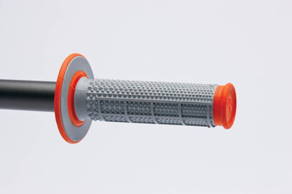 Renthal MX Grips DL TPR Diamond/Waffle Orange and Grey - Part G164