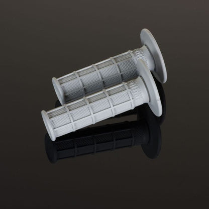 Renthal MX Soft Full Waffle Grips in Light Grey - Part Number G092