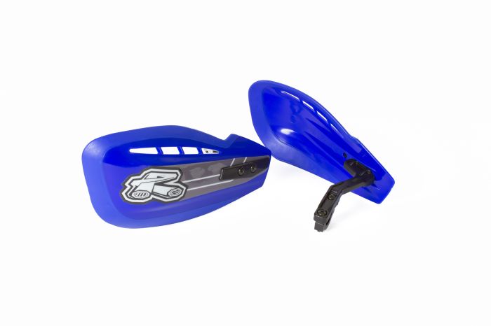 Renthal HG-100-BU Handguard in Blue for Enhanced Motorcycle Protection