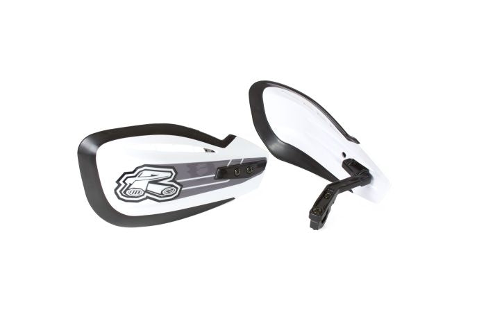 RENTHAL HG-100-WT Handguard in White for Motorcycles and ATV