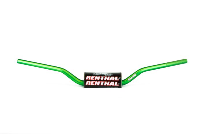 Renthal 609 RC Highfatbar Green – Durable Motorcycle Handlebars for Off-Road and Street Use