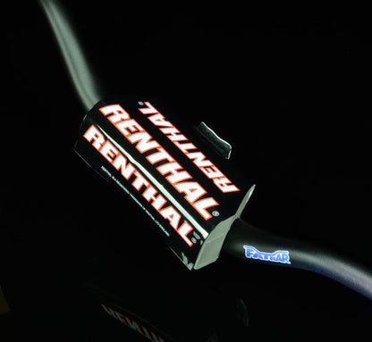 Renthal 673 Trials 100 Fatbar Handlebar Black - Durable and Lightweight Motorcycle Handlebars