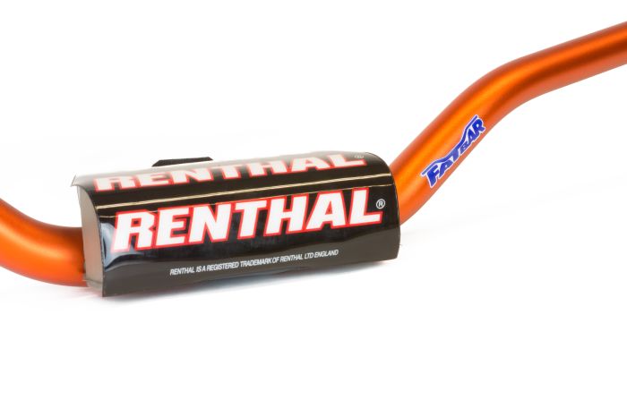 Renthal 673 Trials 100Fatbar Handlebar in Orange