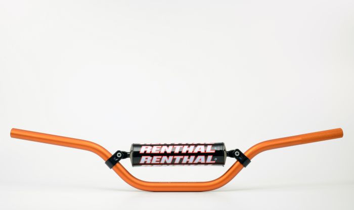 Renthal 784 7/8 Inch Padded Handlebar Orange - Durable and Comfortable for Motorcycle Riding