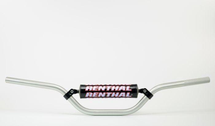 Renthal 784 7/8 inch Padded Handlebar in Silver for Enhanced Comfort and Control