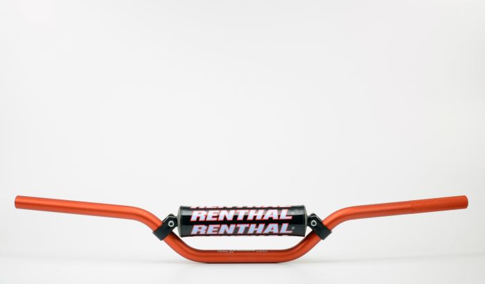 Renthal 823 7/8-Inch Padded Handlebar with Orange Grips