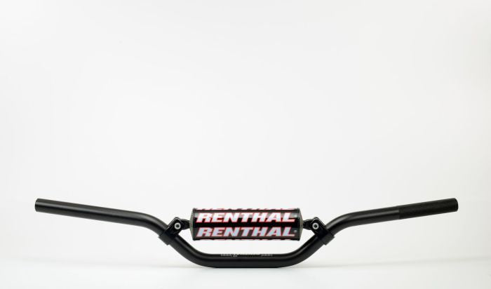 Renthal 825 7/8 Inch Padded Black Handlebar - Durable and Comfortable for Motorcycles