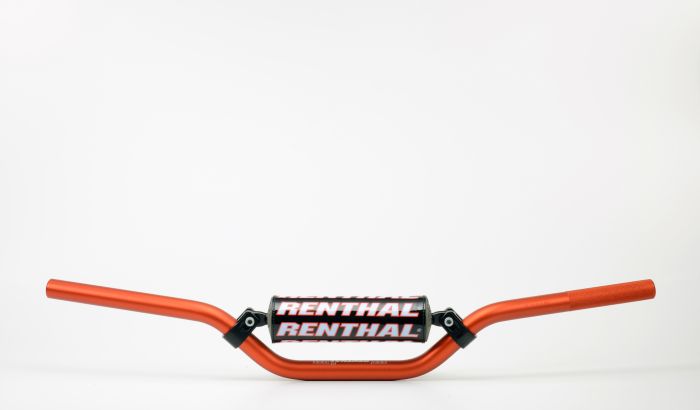 Renthal 825 7/8" Padded Handlebar in Orange – Comfortable Grip for Motorcycles