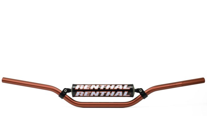 Renthal 971 7/8 inch Padded Handlebar with Red Finish – Durable and Comfortable Motorcycle Handlebar