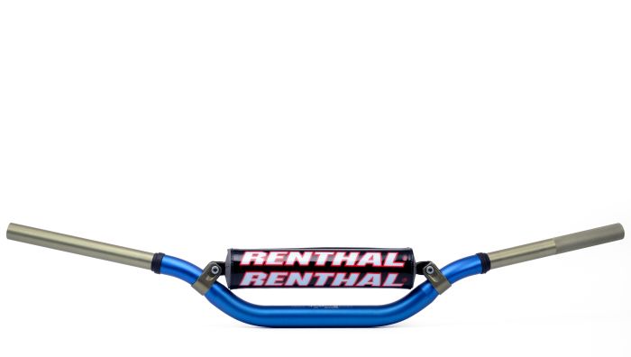 Renthal 997-01-BU-02-184 Padded Twinwall Handlebar for RC, Honda CRF, Kawasaki KX/KXF - Blue