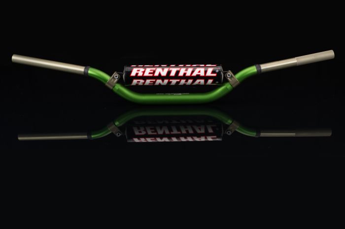 Renthal 998 Reed/Windham Twinwall Green Padded Handlebars - Model 998-01-GN-02-185
