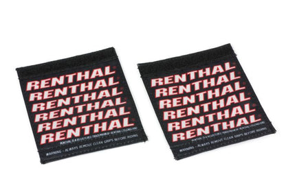 Renthal G190 Clean Grip Black/Red - Motorcycle Handlebar Grip