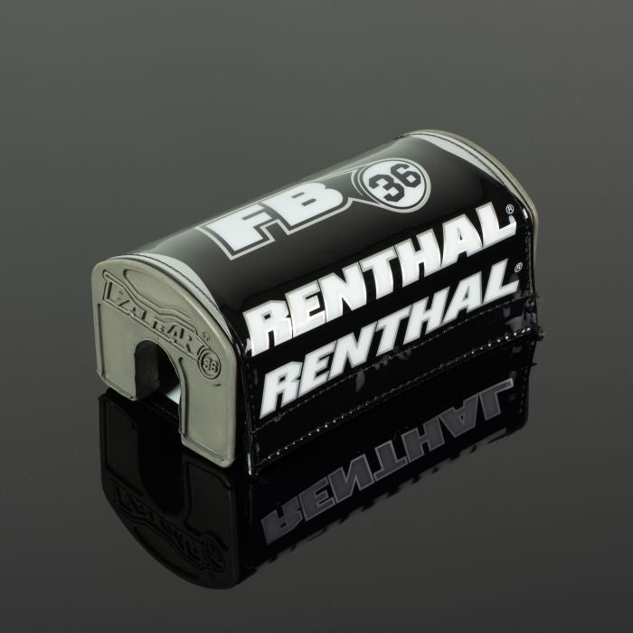 Renthal P341 Fatbar Handlebar for Motorcycles - Black, Silver & White
