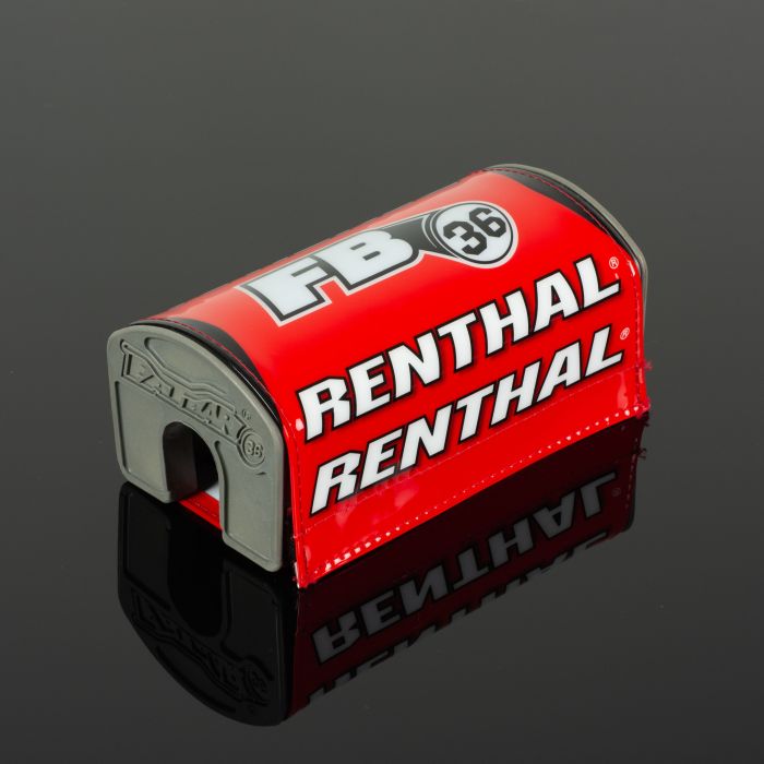 Renthal P339 Fatbar Handlebar with Red/Black/White Color Scheme